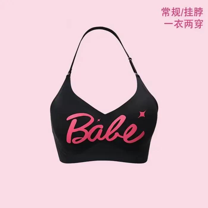 Soutien-gorge tour de cou pour femme - Style léger d'été avec dos large en forme de U et fines brete
