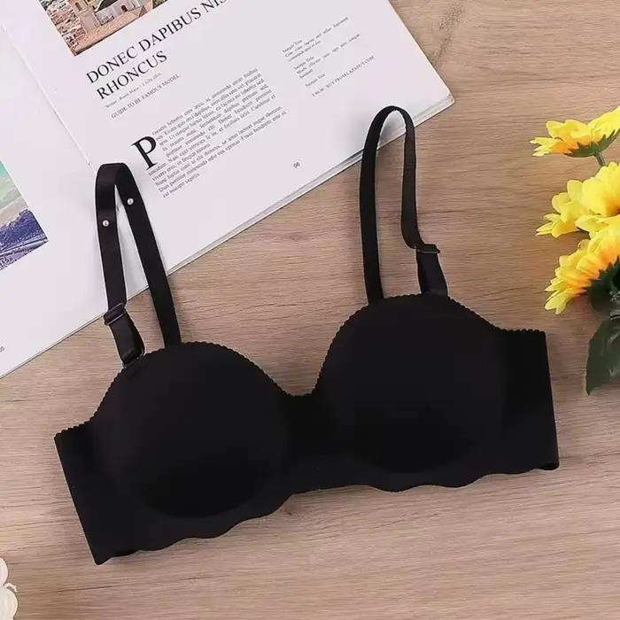 Soutien-gorge push-up une pièce pour femme, sous-vêtement sexy, anti-affaissement, confortable, régl