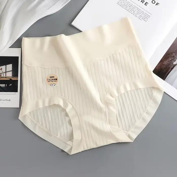 Culotte respirante pour femmes, sous-vêtements en coton taille haute, antibactérien, entrejambe, gra