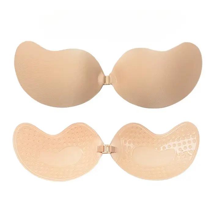 Soutien-gorge Invisible en Silicone, Push Up, Sexy, sans bretelles, adhésif furtif, dos nu, rehausse