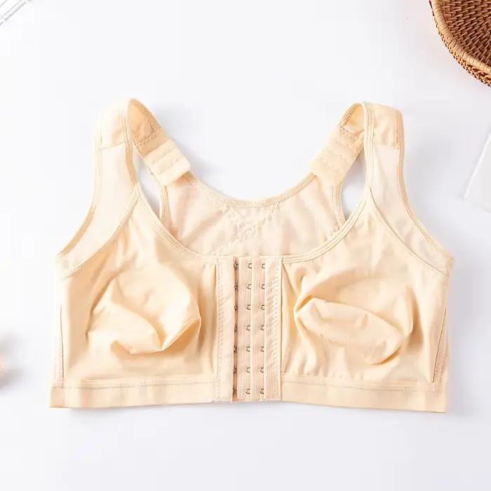Soutien-gorge de récupération à soutien complet ouvert pour femme, générateurs de post-propor, fil n