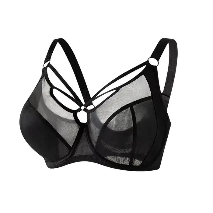 Soutien-gorge pleine tasse grande taille-Support minimiseur sans fil, soulever et prévenir l'affaiss