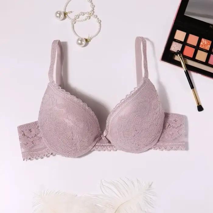 Beauwear – soutien-gorge en coton doux ajouré pour femme, sous-vêtement Sexy en dentelle, petite tai