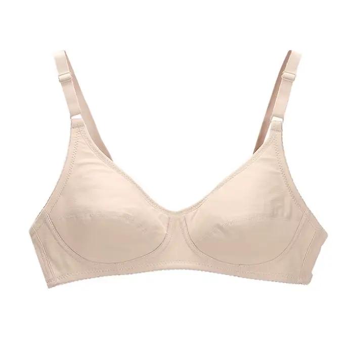 Soutien-gorge confortable en coton doux pour poitrines généreuses (30-44, bonnets A, B, C) – Idéal p