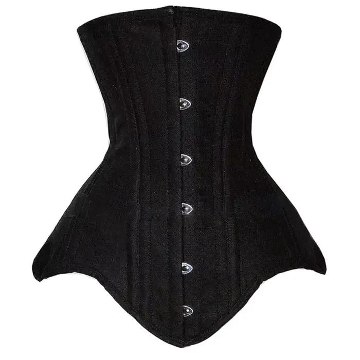 Corset sous le buste 18 spirale acier désossé corps Shaper femme Sexy taille contrôle Long torse tai