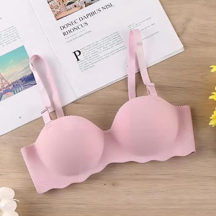 Soutien-gorge sexy et confortable sans coutures, couleur bonbon, anti-affaissement, push-up, liftant