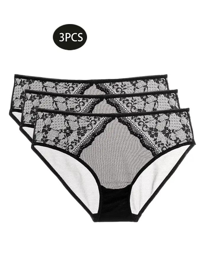 Culottes moulantes, slips féminins rehausseurs de fesses, culottes en dentelle ultra-fines taille mi