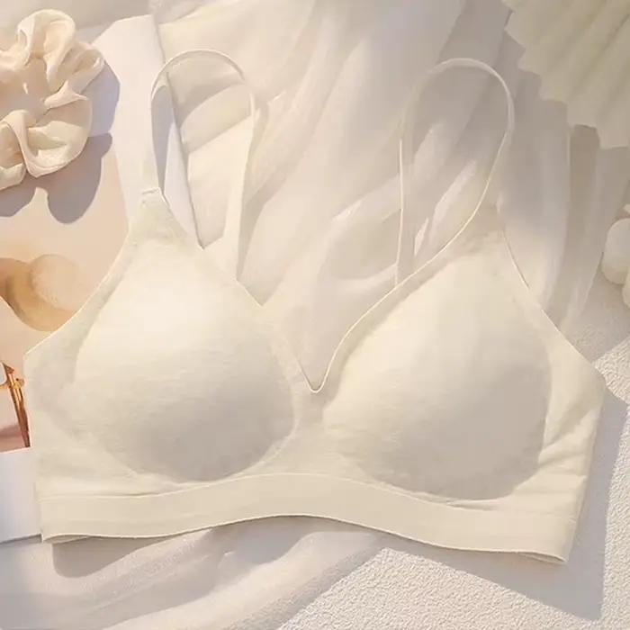 Soutien-gorge léopard sans couture, Design Push Up, sans fil, léger, confortable pour femmes, petite