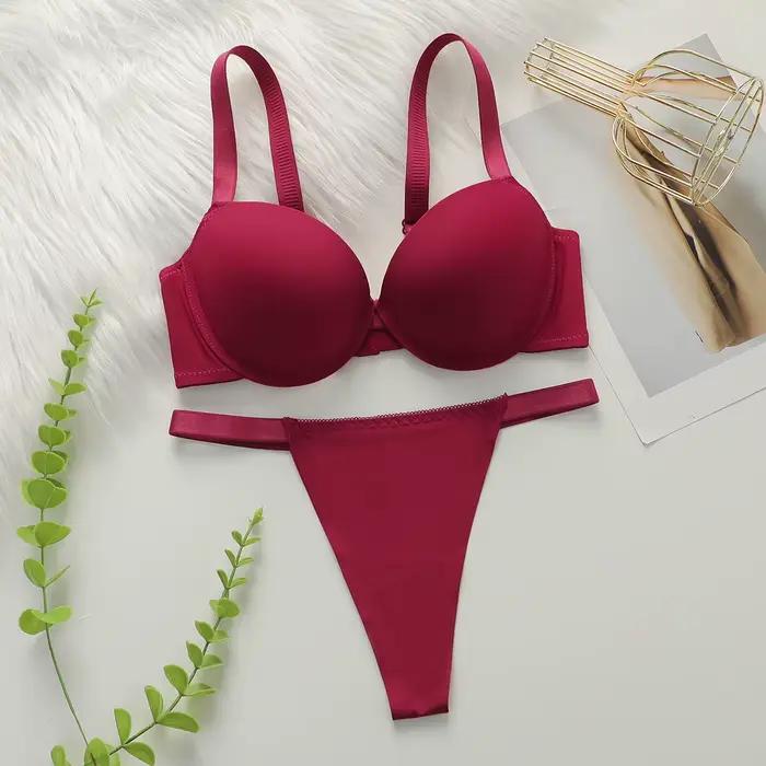 Soutien-gorge rembourré épais et Sexy avec support en acier, adapté aux petits seins pour montrer le