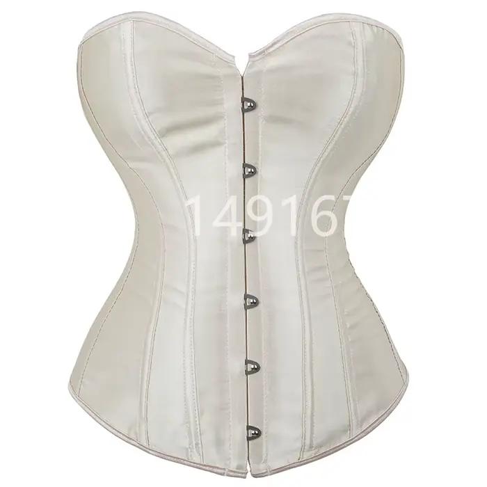 Corset Sexy Top Bustier Femme Dentelle Lingerie Gothique Medieval Halloween Grande Taille