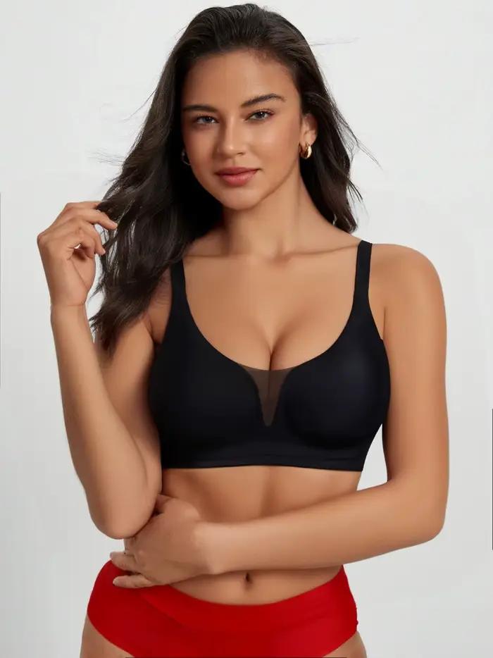 S-XL grande taille sans couture beauté dos une pièce femmes soutien-gorge avec crochet arrière sans 