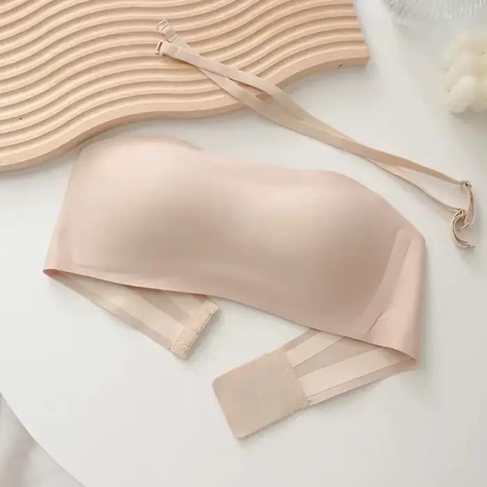 Soutiens-gorge pour femmes soutien-gorge sans fil tasse Invisible soutien-gorge rembourré sous-vêtem
