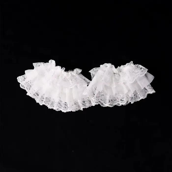 Couvre-chaussettes courts en dentelle Style Lolita, couvre-pieds décoratifs doux pour boîte de nuit 