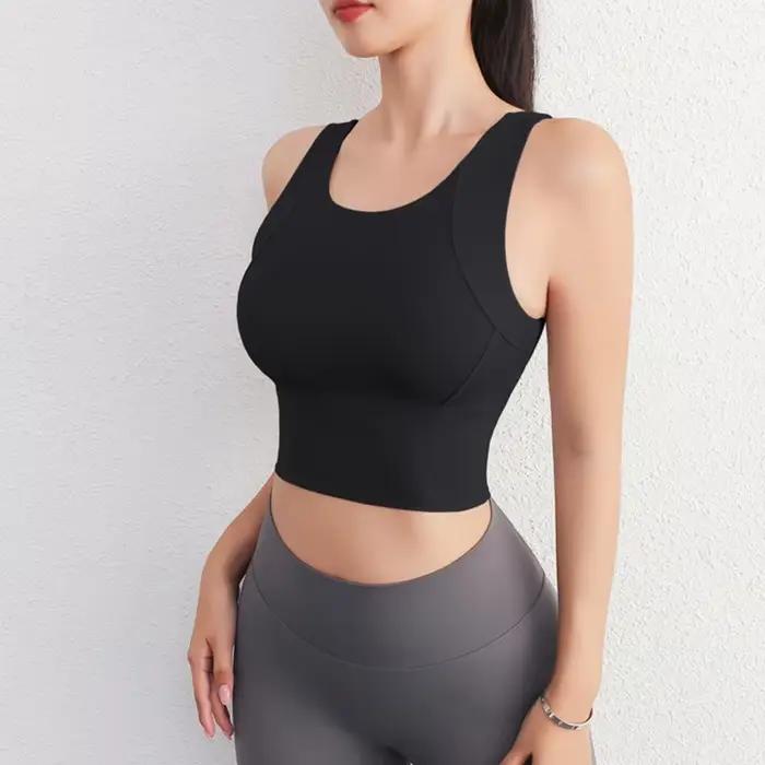 Soutien-gorge de sport à fort Impact pour femmes, Fitness, mode, ligne de poitrine, haut de Yoga, co