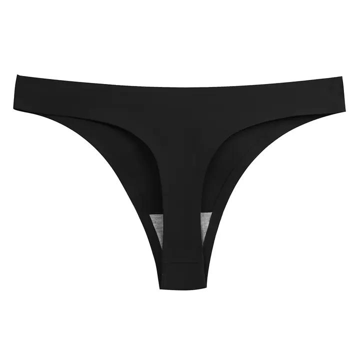 String femme culotte femme sous-vêtements sans couture soie string tongs Lingerie Sexy femme Tanga s