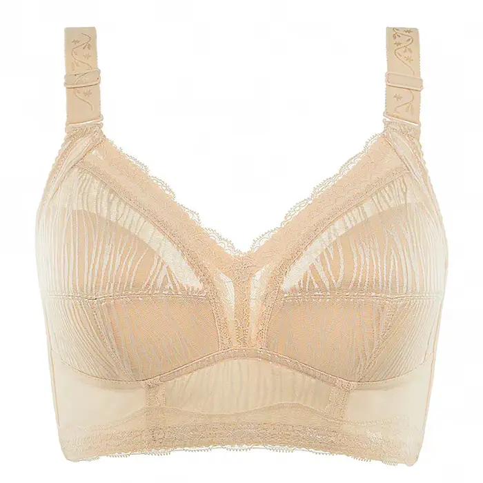 Soutien-gorge sans fil de taille Extra Large, pour réduire le buste complet, Anti-affaissement, bret