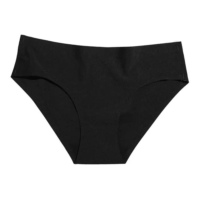 Culotte sexy sans couture pour femme, sous-vêtement féminin, couleur unie, slip respirant, taille ba