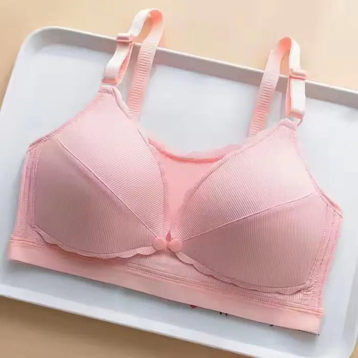 Soutien-gorge Push Up pour femmes, empêche l'affaissement, sans fil, coussinets respirants, sous-vêt