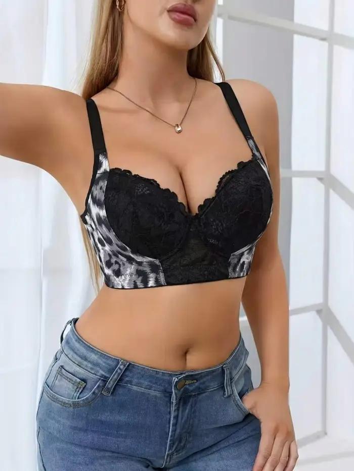 Soutien-gorge élégant en dentelle pour femme, taille européenne - confortable et respirant, avec sou