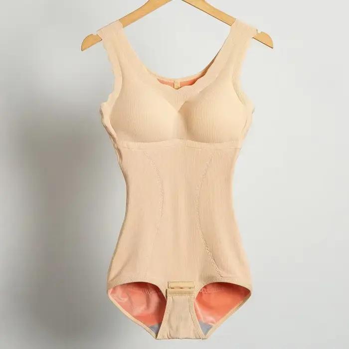 Body chaud pour femme, vêtement d'hiver épais, thermique, Compression abdominale, modelant le corps,