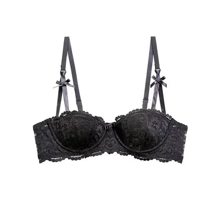 Soutien-gorge Sexy en dentelle pour femmes, demi-tasse, Push Up, Style français, Lingerie douce, pro