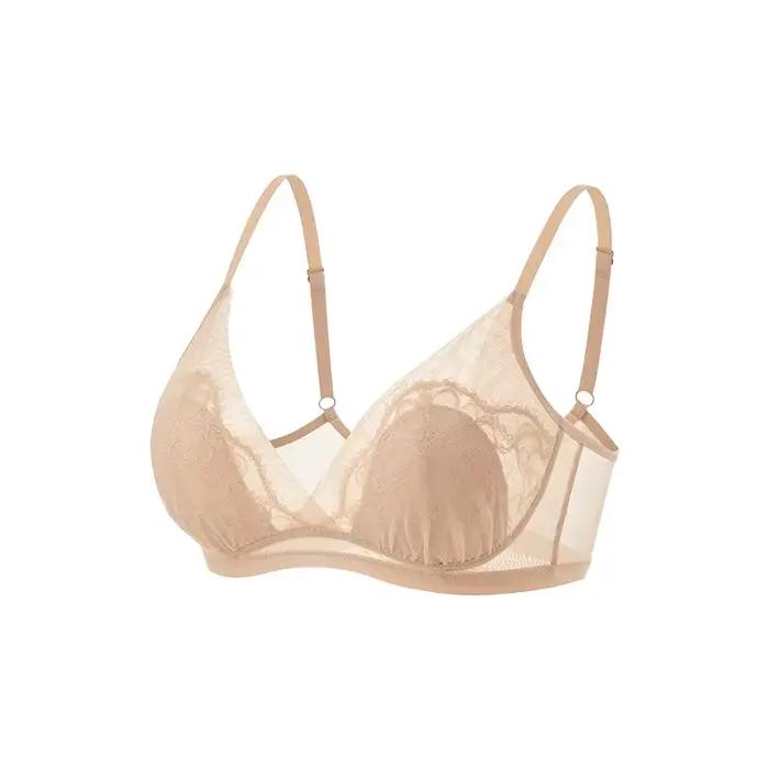 Suyarepl, Ensemble de Soutien-Gorge en Dentelle pour Femme, Doublures en Soie 100% group, Bonnet Fin
