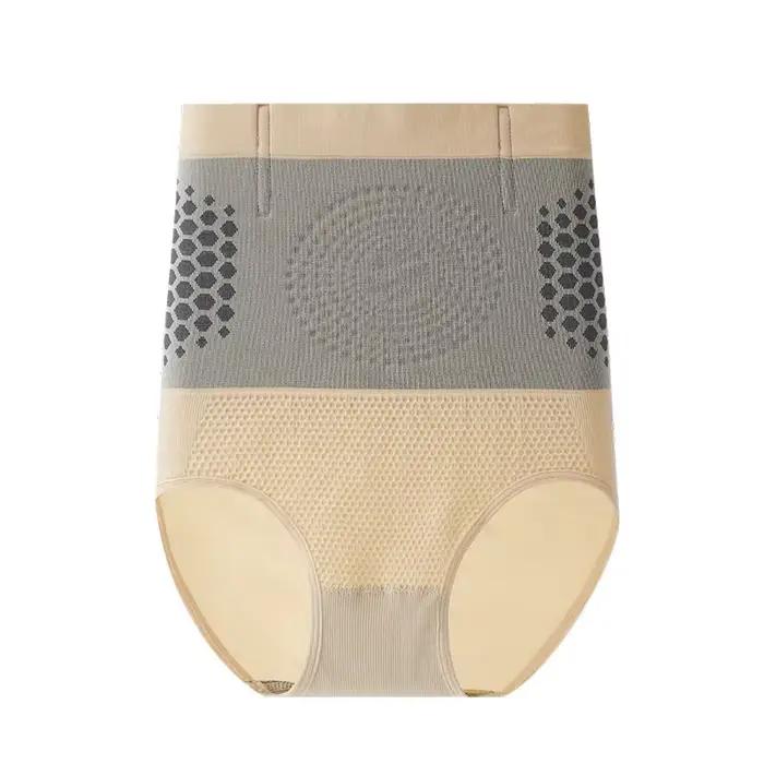 Culotte gainante taille haute pour femme, sans couture, amincissante, respirante et extensible, pour