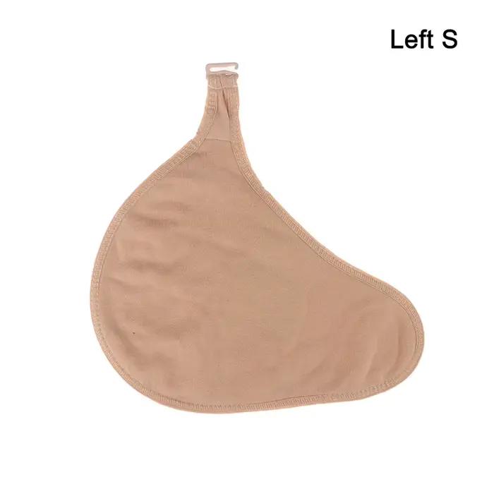 Pochette de protection en silicone pour prothèse mammaire, avec crochet spiralé, portable, taille S/