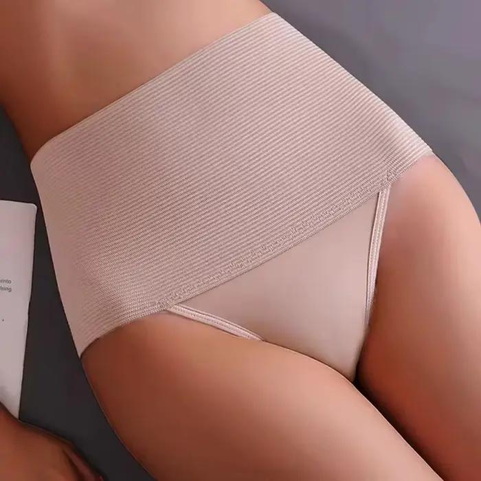Culotte gainante ventre plat pour femme, taille haute, amincissante, effet ventre plat, sous-vêtemen
