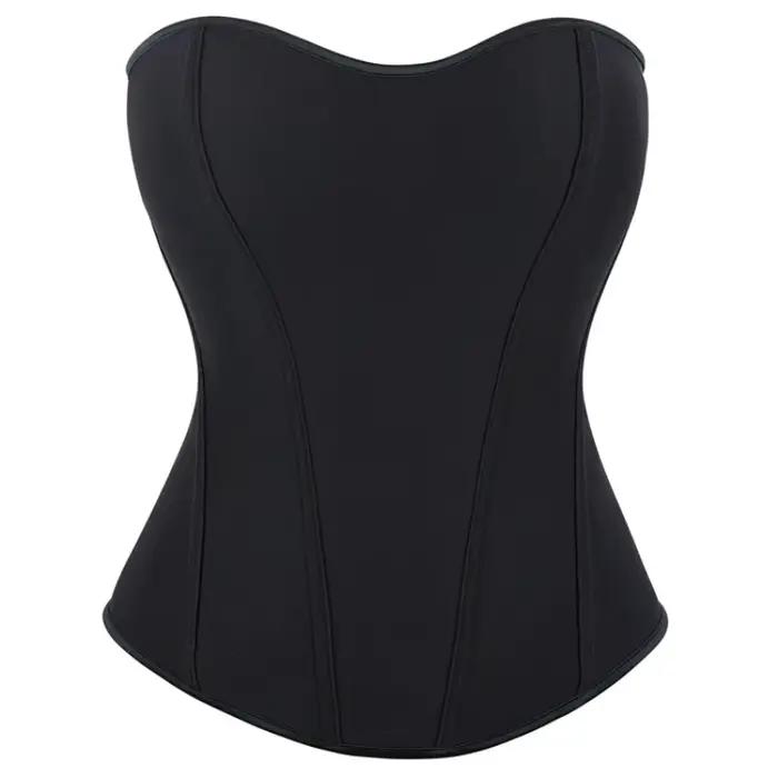 Corsets Bustiers pour femmes surbuste haut Corset Push Up Corselet Sexy fermeture éclair Shaper goth