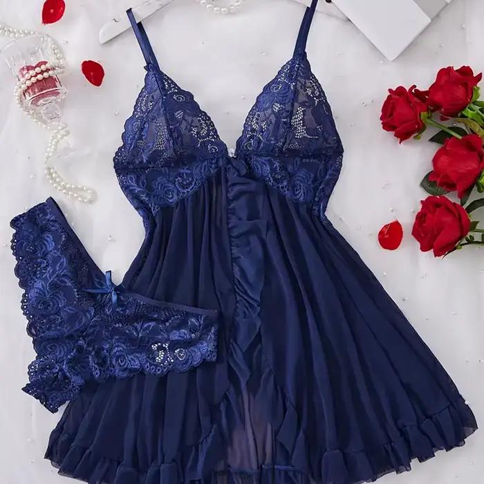 Lingerie Sexy rouge ensembles de sous-vêtements érotiques Transparent Porno dentelle soutien-gorge e