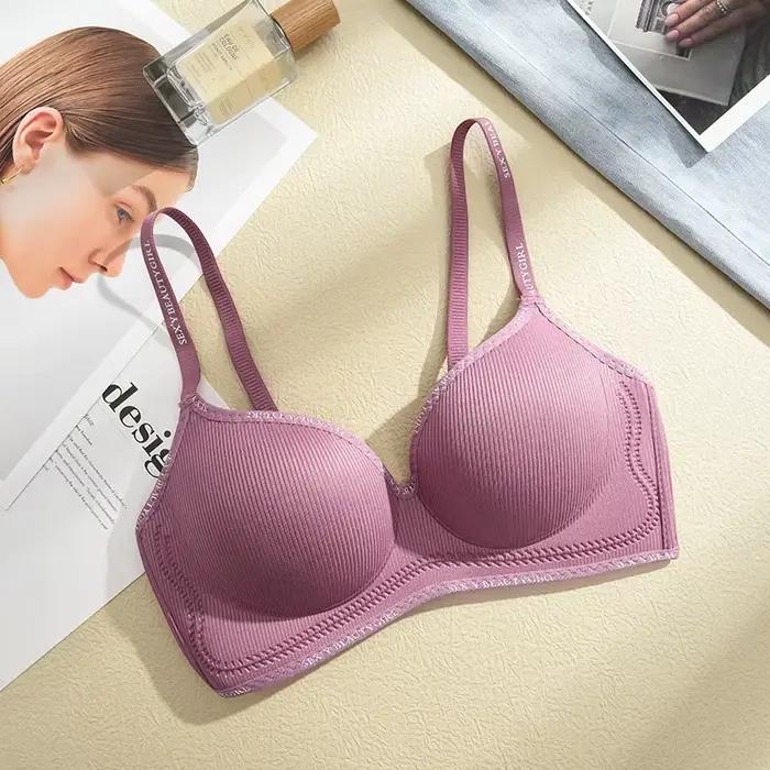 FINETOO femmes sous-vêtements petite poitrine Sexy Push Up Lingerie soutien-gorge sans couture pour 