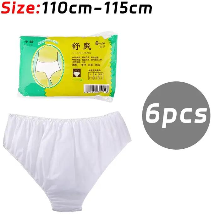 Sous-vêtements hygiéniques en tissu non tissé pour hommes et femmes, culottes unisexes, sous-vêtemen