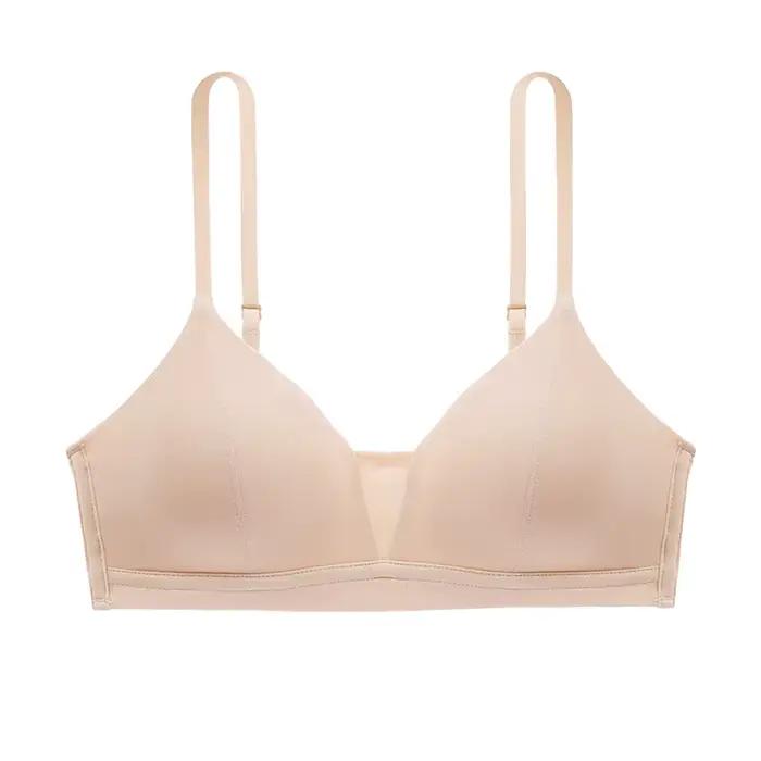 Roseheart-Soutien-gorge rembourré en coton pour femme, bralette sexy, sans couture, bonnet A B, peti