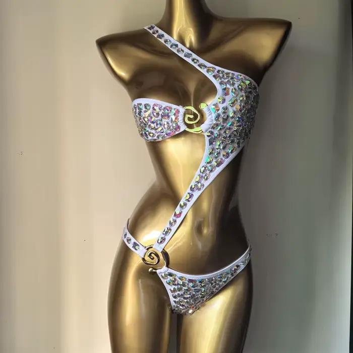 2025 nový módny plavkový bar bikini diamantový