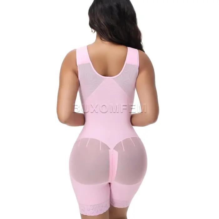 Shaping Slim ceinture Shapewear pour BBL sans manches avant boutonnage colombien ceinture femmes sans couture modélisation ventre contrôle body