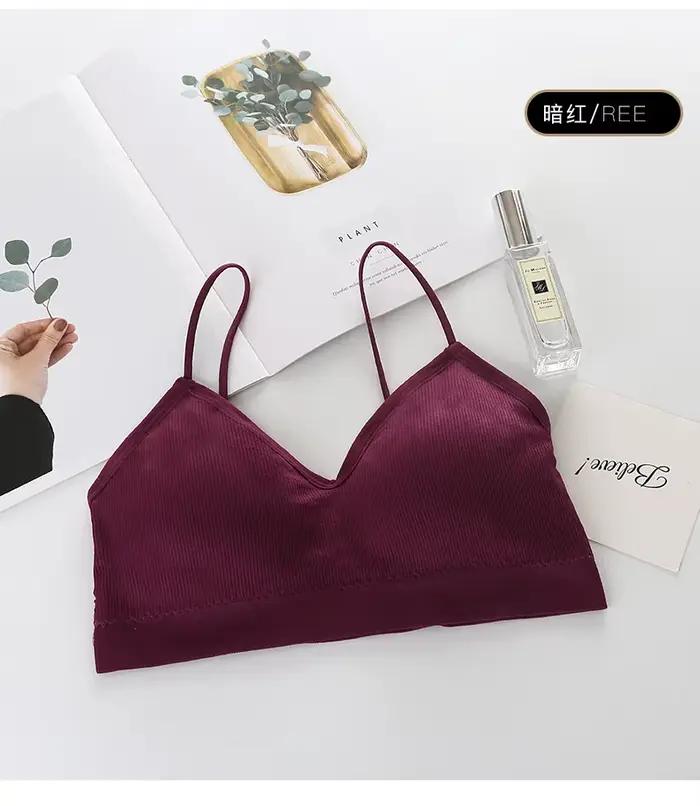 Soutien-gorge de sport dos nu pour femme, séchage rapide, élastique, rembourré, col en V, lingerie sexy, couleur unie, fitness, yoga, respirant