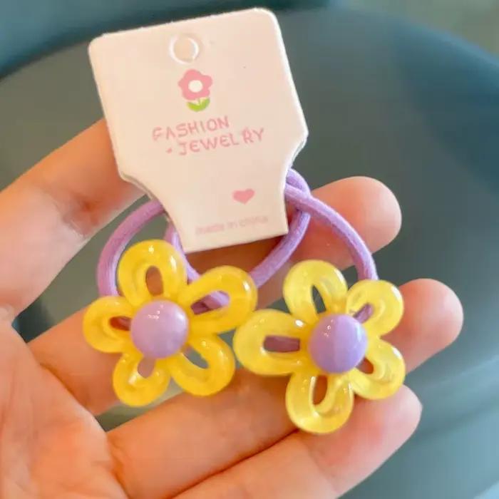 Priehľadné elastické čelenky pre dievčatá