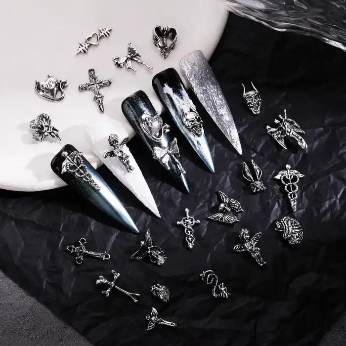 Halloweenská zmes štýlov pre nail art