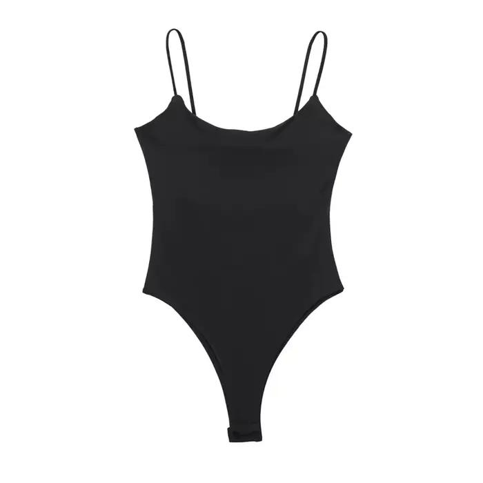MUJER 2025 Sexy telový body pre ženy biela čierna odhalený chrbát