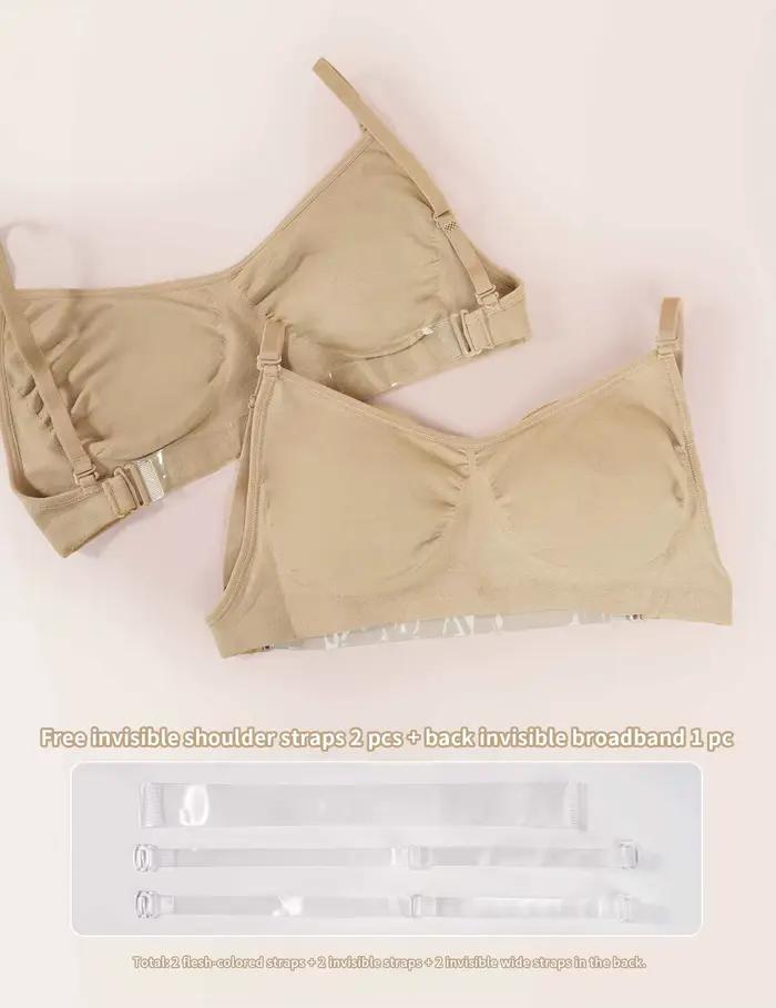 Bezšvová neviditeľná športová podprsenka pre ženy