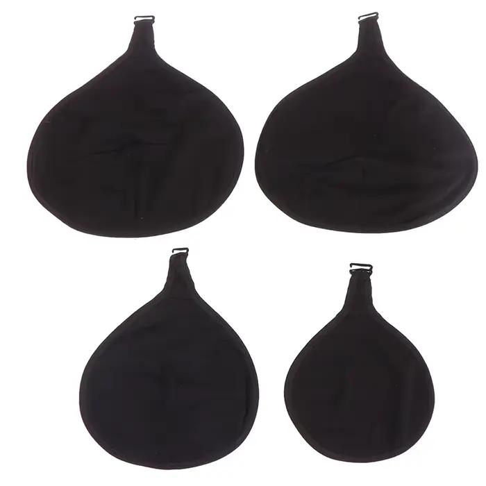 Étui de protection portable en coton doux et respirant pour prothèse mammaire, avec poche et crochet, pour le soin des prothèses post-mastectomie