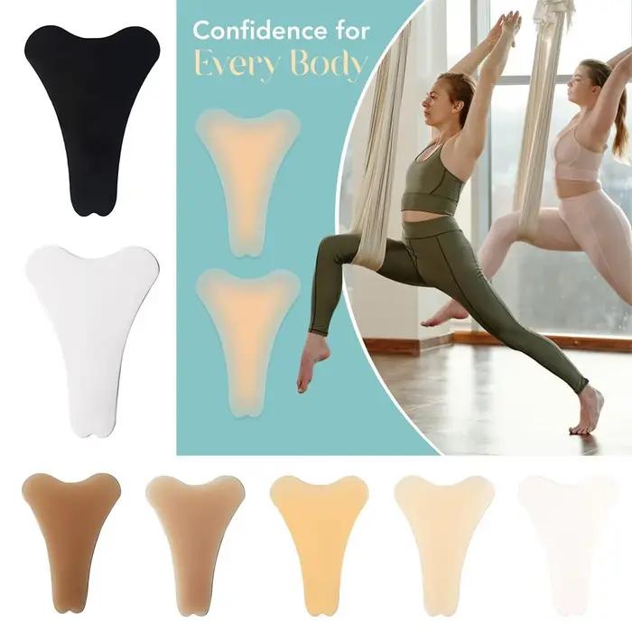 Correcteur Invisible en PU pour orteils de chameau, tampon de prévention de camouflage réutilisable en forme de Y, tapis adhésif Anti-camel pour femmes