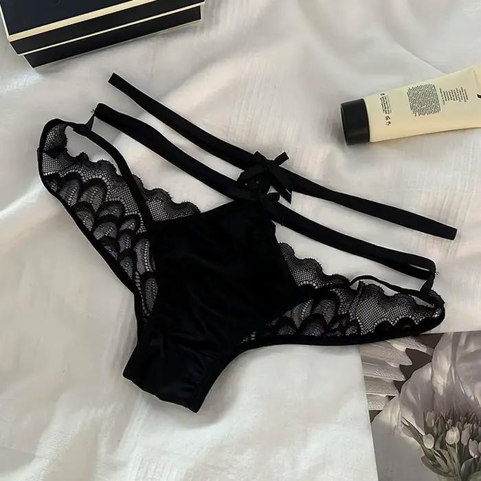 Culottes en Satin pour femmes, Lingerie couleur, sous-vêtements Sexy pour femmes