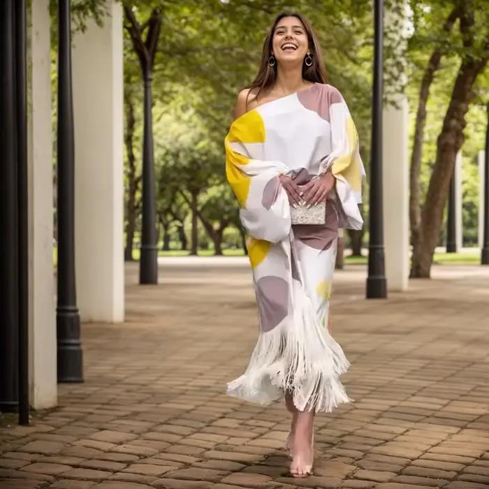 Ensemble féminin folk indépendant élégant pour toutes les saisons à offrir pour femmes occasions spéciales