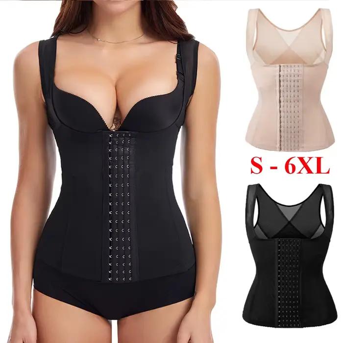 Haut de contrôle de l'abdomen pour femmes, gilet façonnant le corps à haute Compression, taille Pluse
