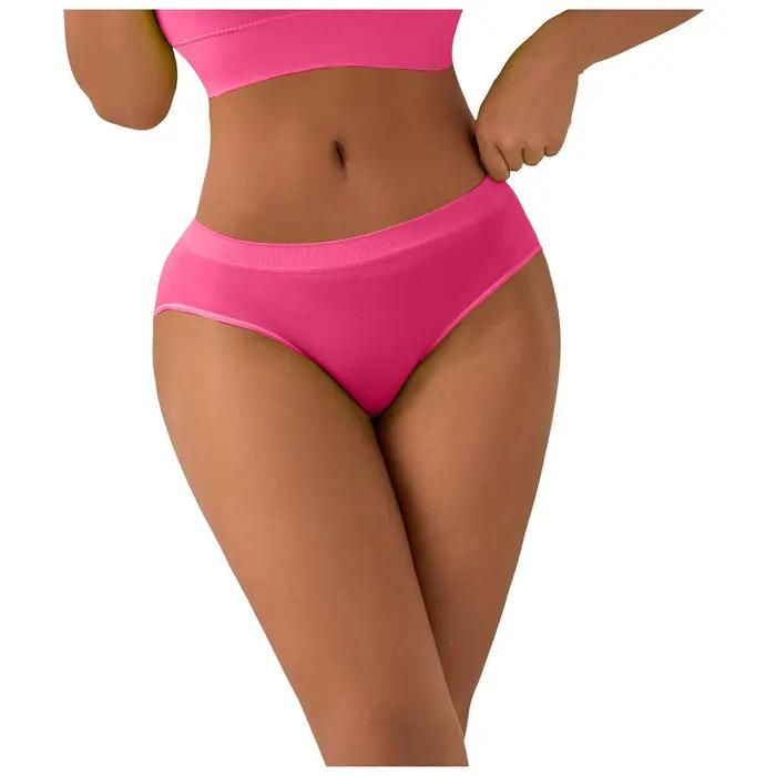 Lingerie Sexy pour femmes, couleur unie, culotte délicate Ultra-fine, taille basse, sous-vêtements respirants, pur désir, culotte sans couture