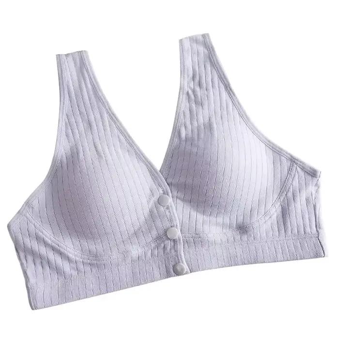 Coton maternité Soutien-Gorge d'allaitement enceinte allaitement grossesse femmes sous-vêtements allaitement Soutien-Gorge Soutien Gorge Allaitement