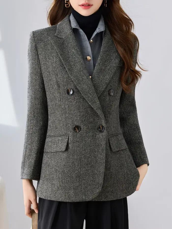 Houndstooth sako s klopami