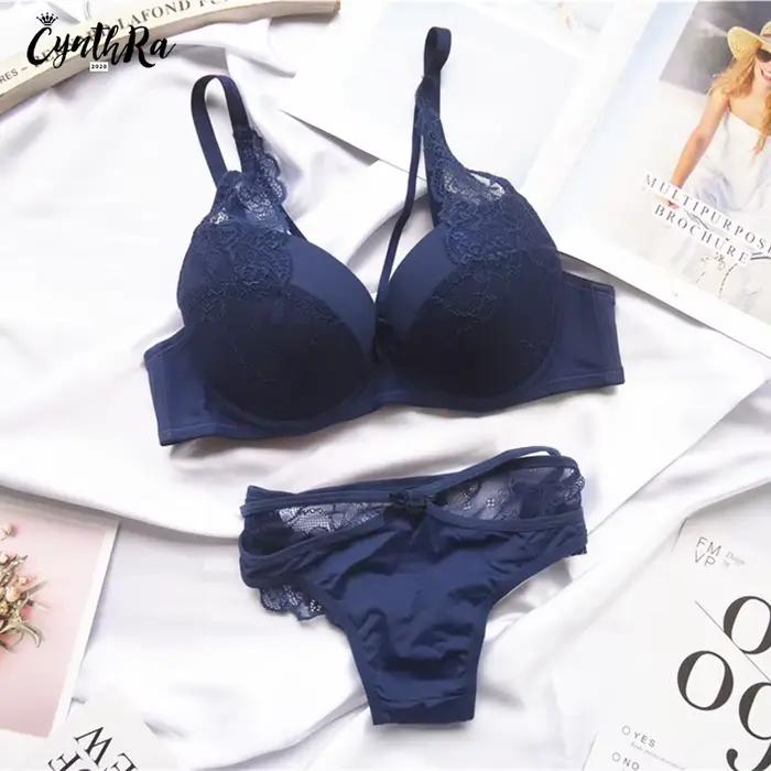 Lingerie soutien-gorge sous-vêtements pour femmes Section Sexy respirant femme grande taille dentelle Push Up Bralette soutien-gorge et culotte ensemble